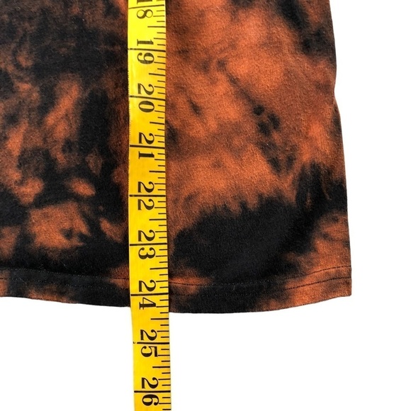 In N Out Burger Oregon Black and Orange Palm Tree Logo Tie Dye Tshirt - Picture 6 of 7